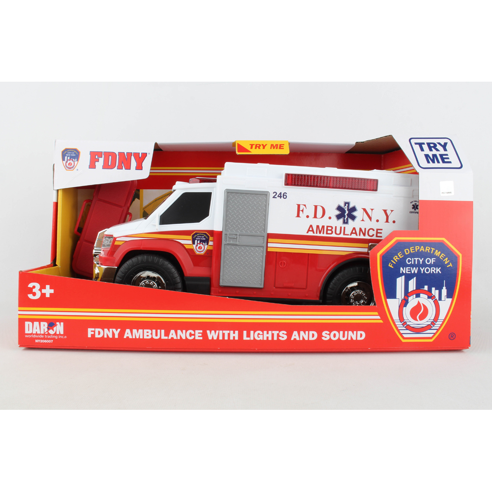 Fdny Ambulance W Lights Sound Daron Playwell Canada Toy Distributor