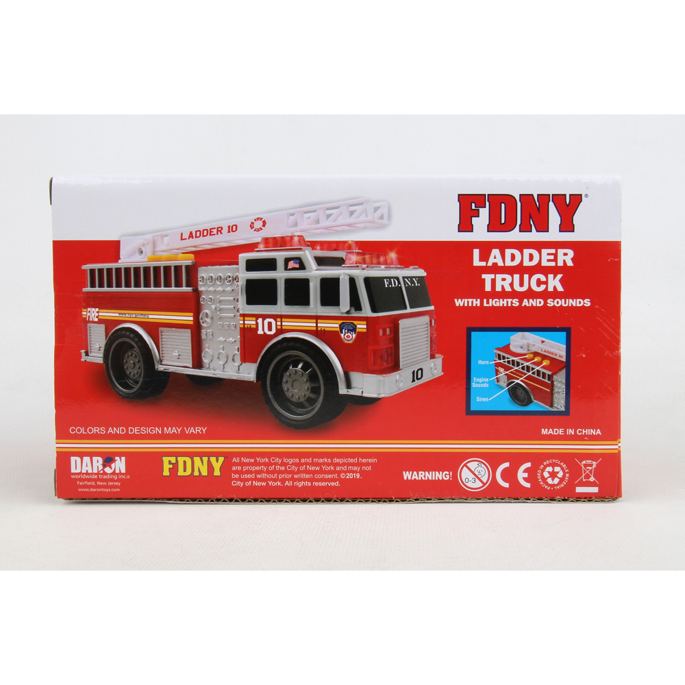 Fdny Fire Truck W Lights Sound Daron Playwell Canada Toy Distributor