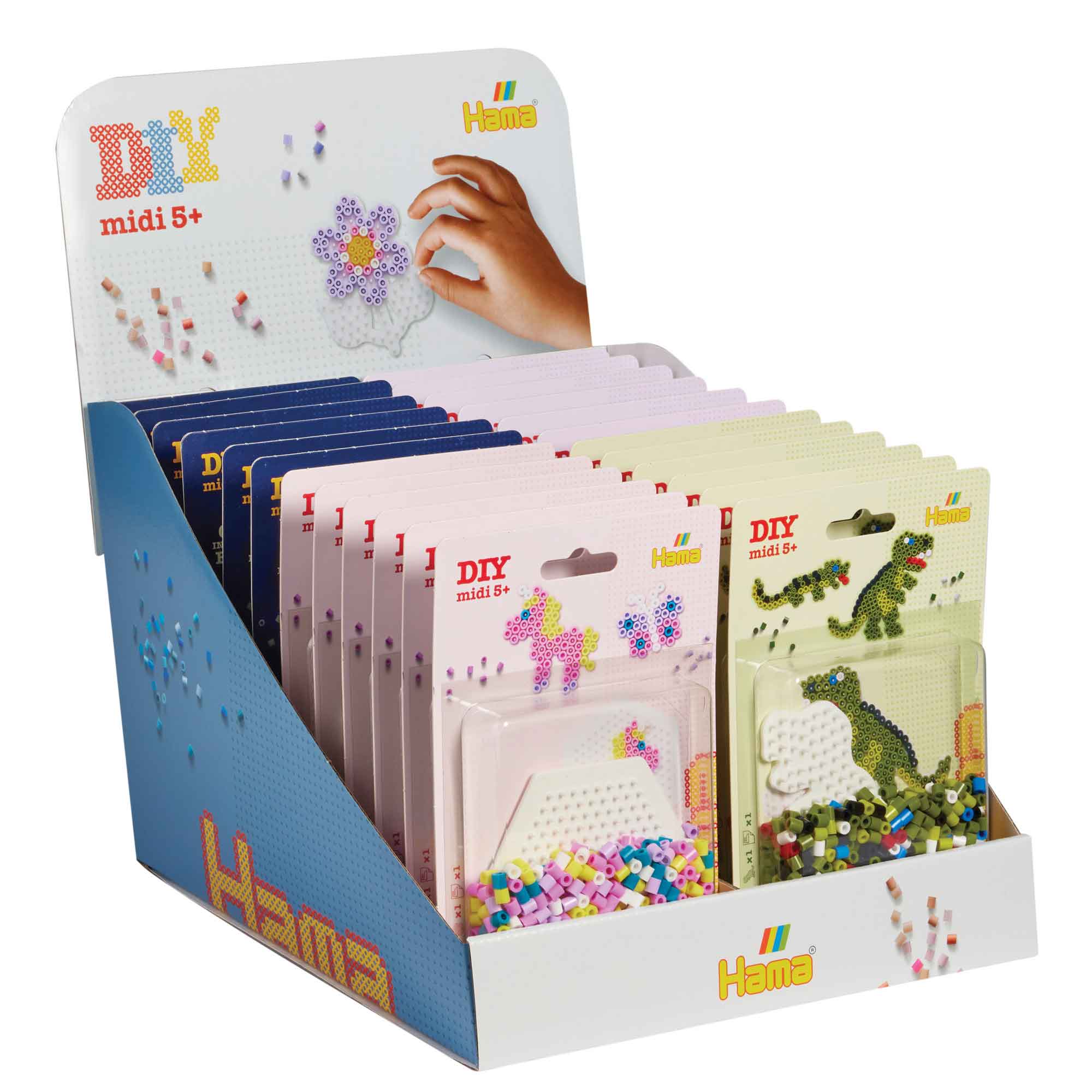 BEAD KIT BLISTER PACK (24PCS/DISPLAY-4 ASST) - HAMA