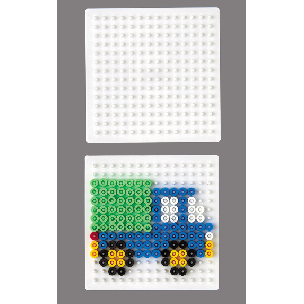 Hama Pegboard Tondo Grande - Base Multicolore Per Perline Da Stirare, Attività Creativa Per Bambini - 2