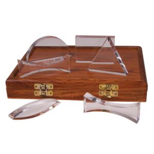 PRISM & LENS SET, ACRYLIC, SET/6 - HAND 2 MIND