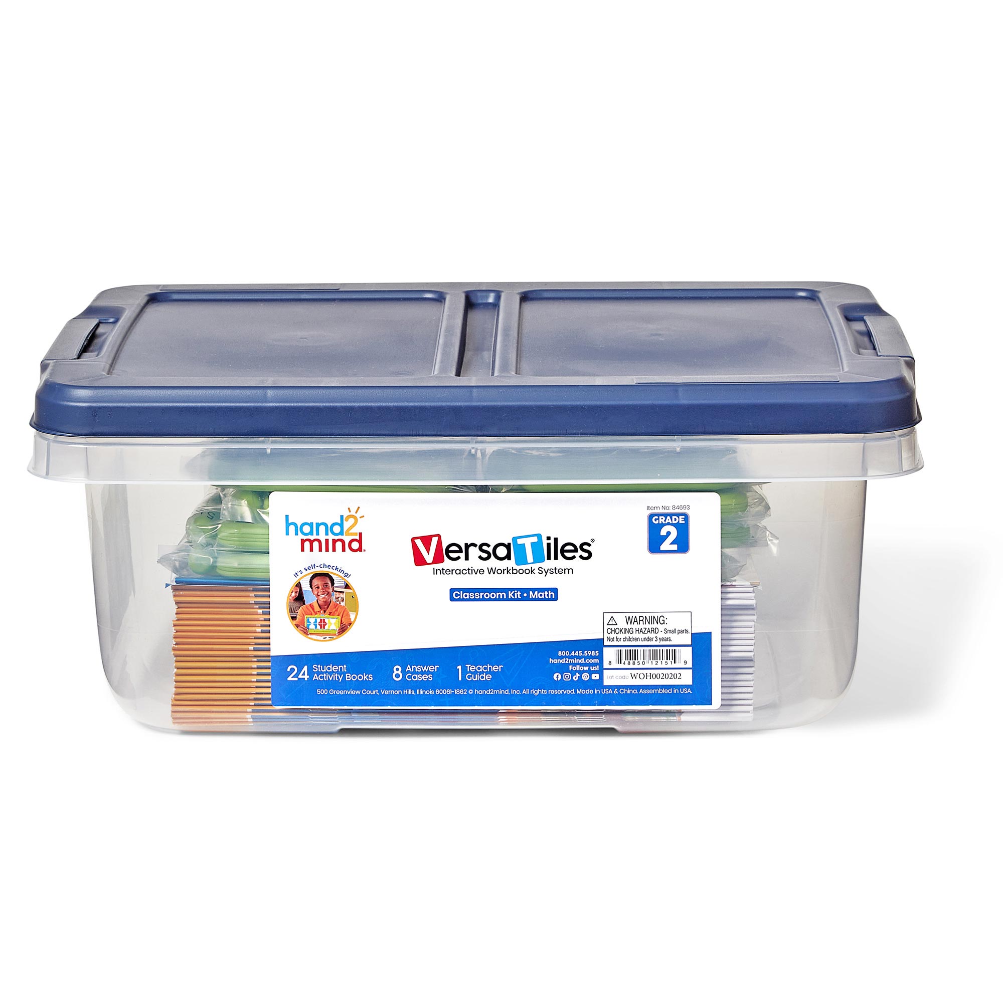 VERSATILES MATH CLASSROOM KIT , GR.2 - HAND 2 MIND