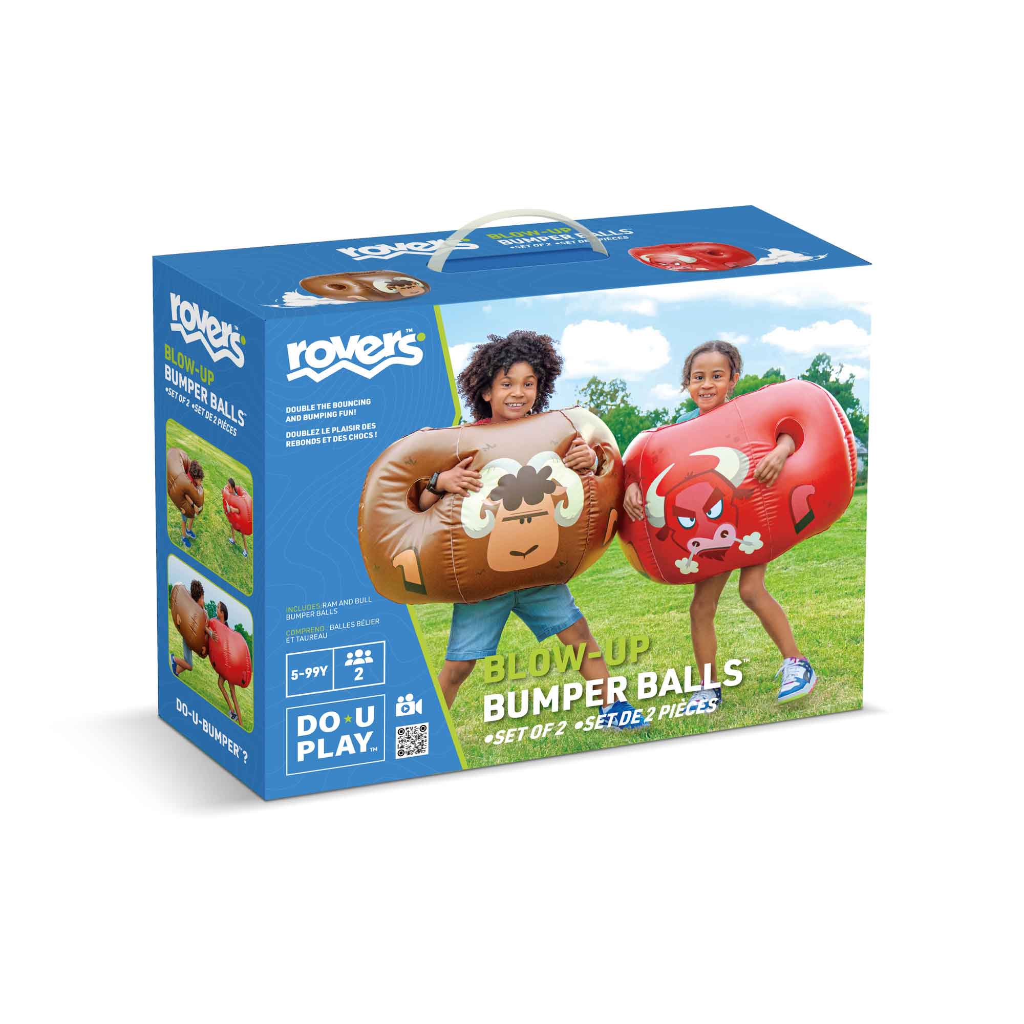 BLOW-UP BUMPER BALLS (SET OF 2) - HAPE