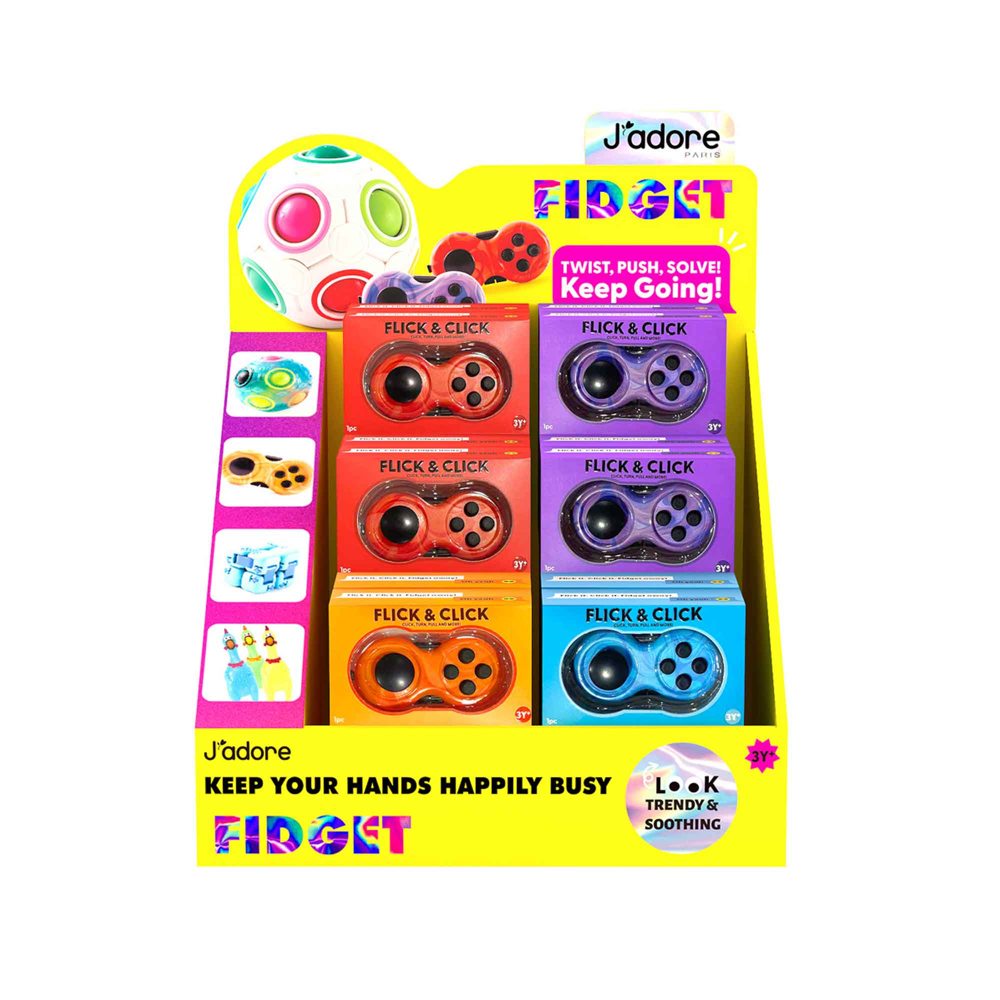 FLICK & CLICK (28PCS/DISPLAY) - JADORE