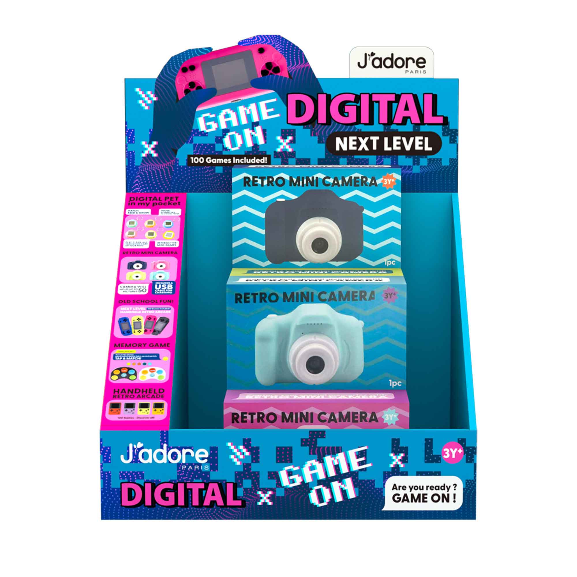 DIGITAL CAMERA  (12PCS/DISPLAY) - JADORE