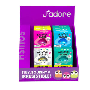 GLITTER CLOUD SQUISH (22PCS/PDQ) - JADORE