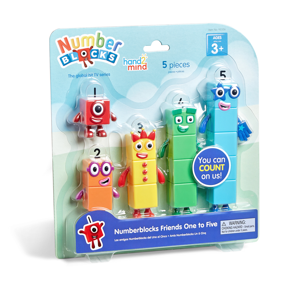 Numberblocks friends one to five hand 2 mind playwell canada toy