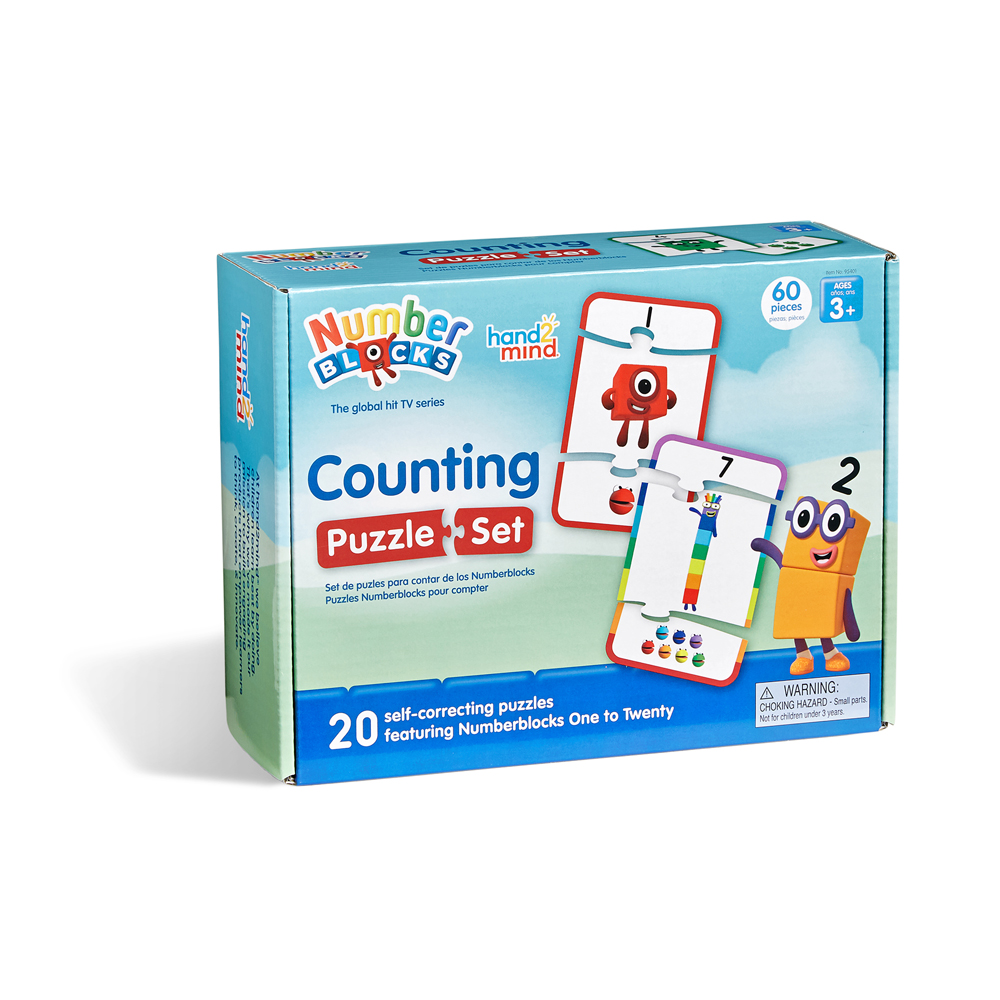 NUMBERBLOCKS COUNTING PUZZLE SET - HAND 2 MIND - Playwell Canada Toy  Distributor
