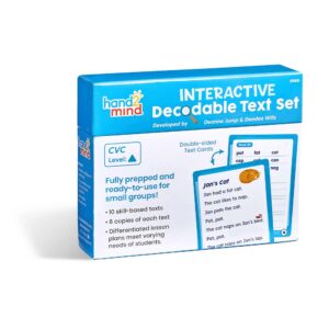 INTERACTIVE DECODABLE TEXT SET: CVC (TRIANGLE) - HAND 2 MIND