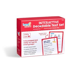 INTERACTIVE DECODABLE TEXT SET: CVCE (DIAMOND) - HAND 2 MIND
