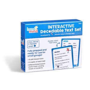 INTERACTIVE DECODABLE TEXT SET: CVCE, BLNDS, DGRPH (DIAMOND) - HAND 2 MIND