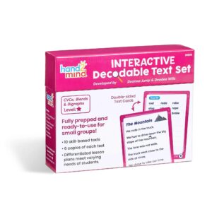 INTERACTIVE DECODABLE TEXT SET: CVCE, BLNDS, DGRPH (STAR) - HAND 2 MIND