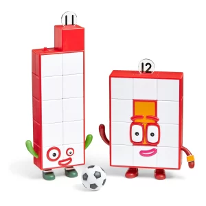 NUMBERBLOCKS FRIENDS ELEVEN AND TWELVE FIGURE PACK - HAND 2 MIND - Image 2