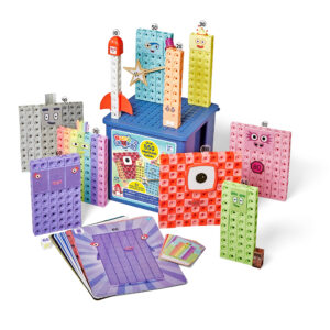 NUMBERBLOCKS MATHLINK CUBES ACTIVITY SET HEROES WITH ZEROES - HAND 2 MIND - Image 2