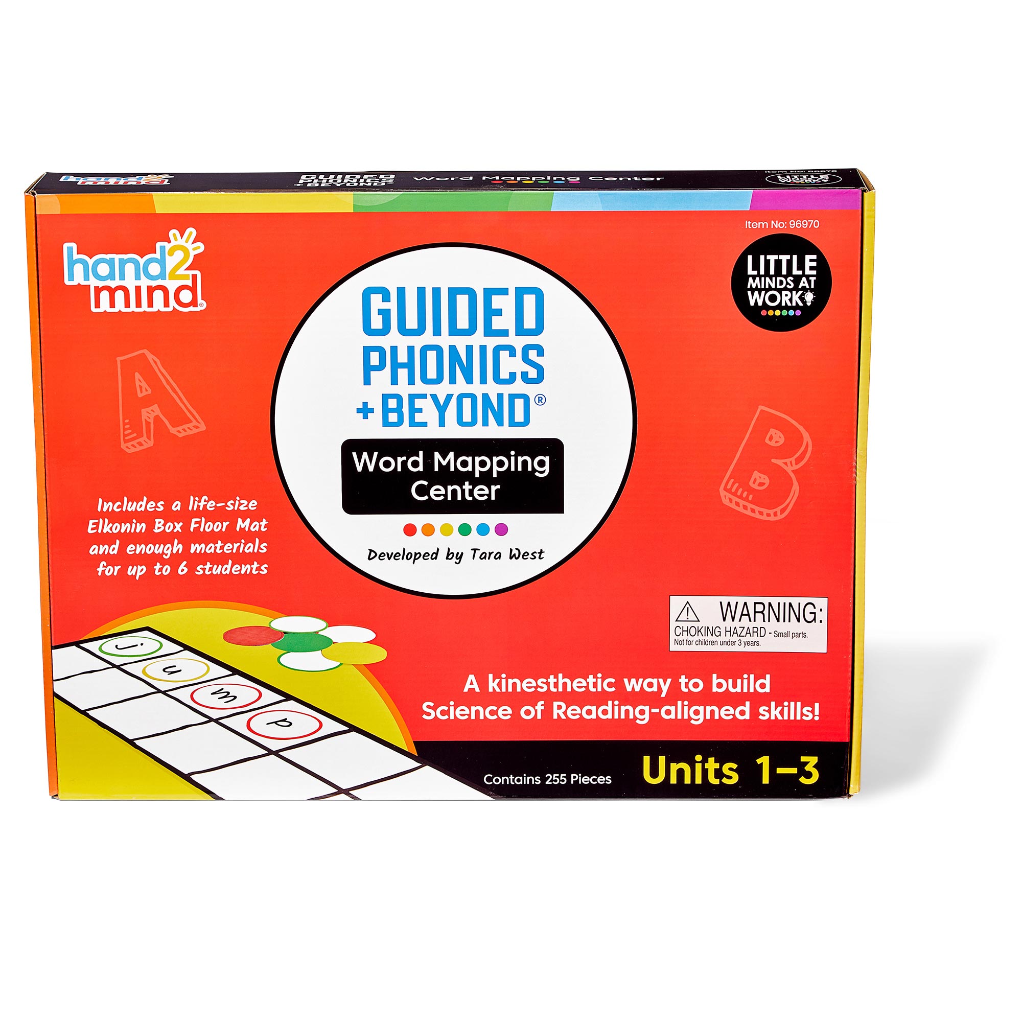 GUIDED PHONICS + BEYOND, WORD MAPPING CENTER, UNITS 1-3 - HAND 2 MIND