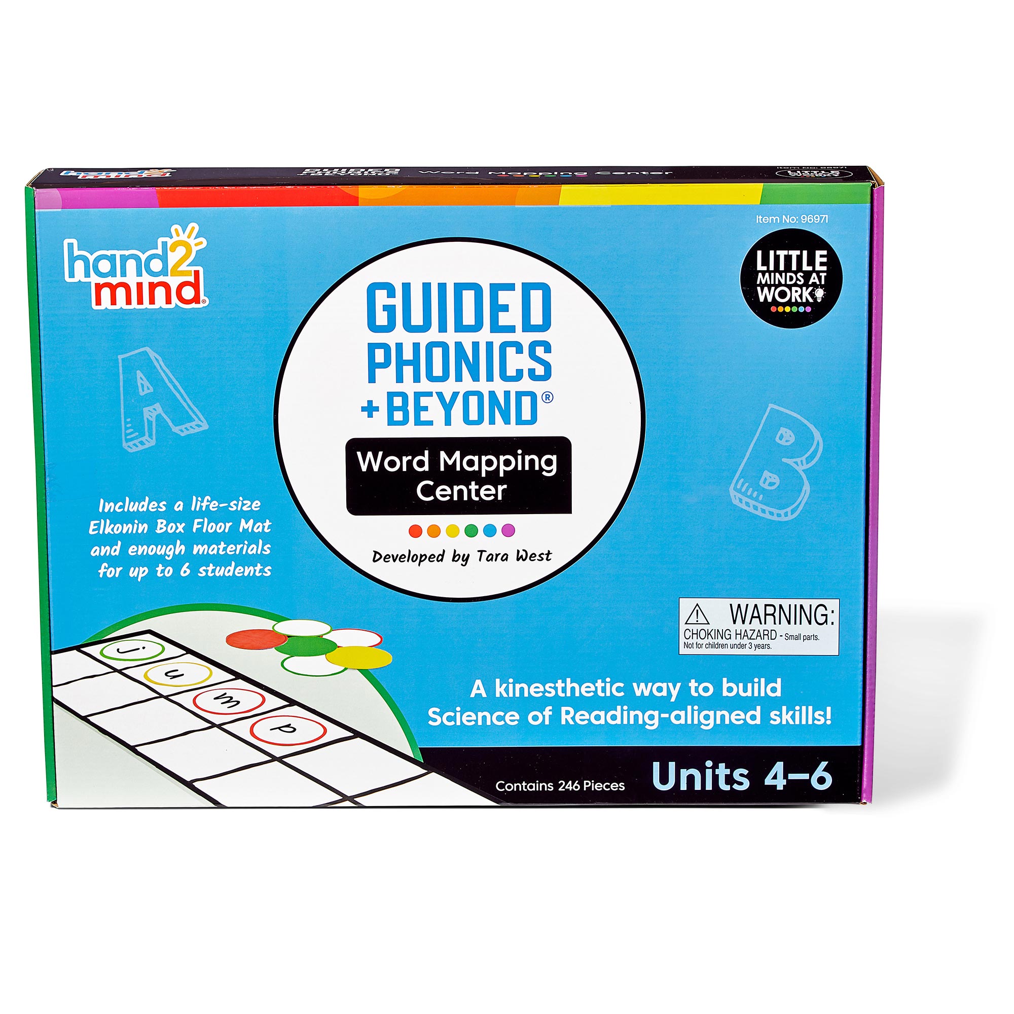 GUIDED PHONICS + BEYOND, WORD MAPPING CENTER, UNITS 4-6 - HAND 2 MIND