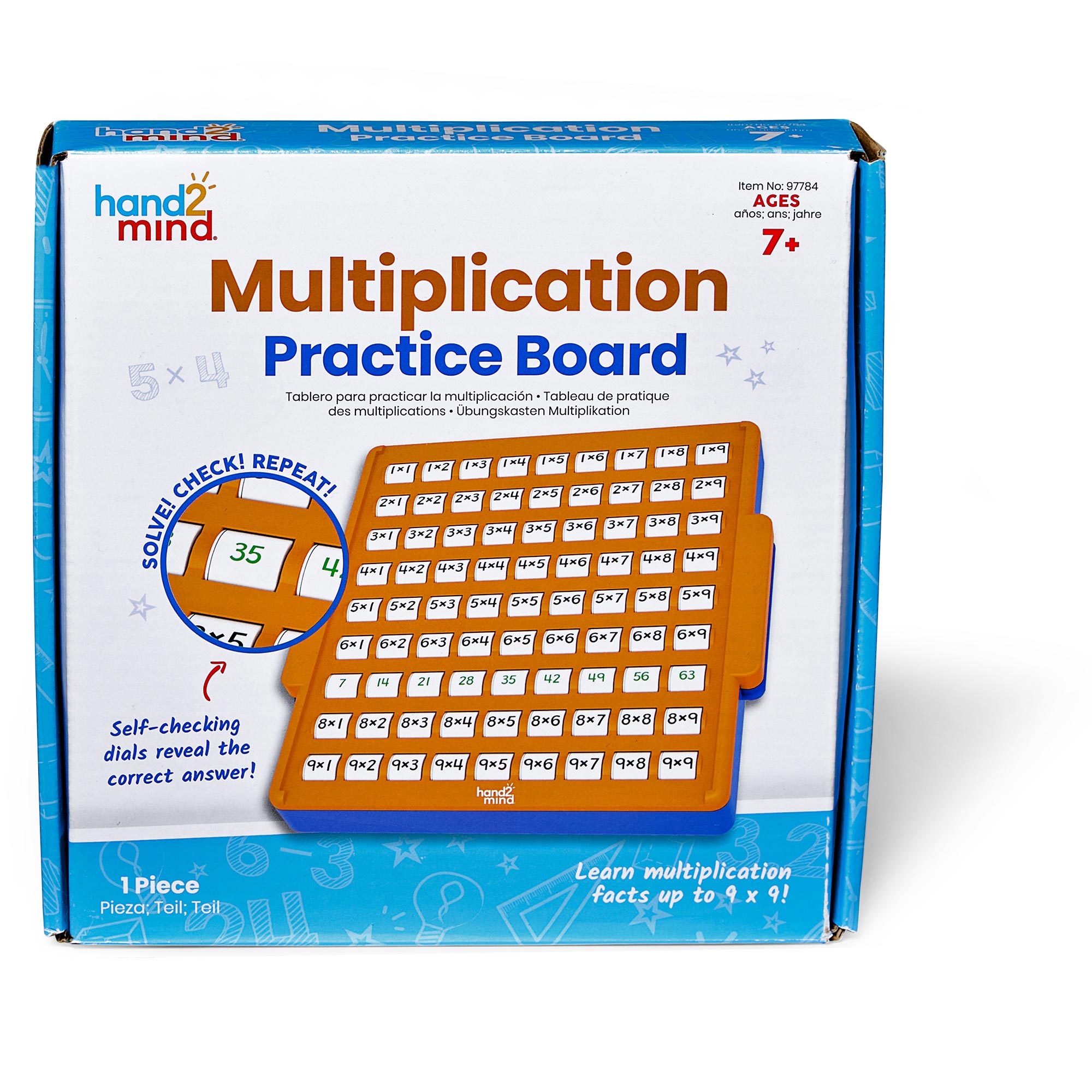 MULTIPLICATION PRACTICE BOARD - HAND 2 MIND