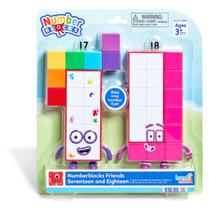 NUMBERBLOCKS FRIENDS SEVENTEEN AND EIGHTEEN FIGURE PACK - HAND 2 MIND - Image 1