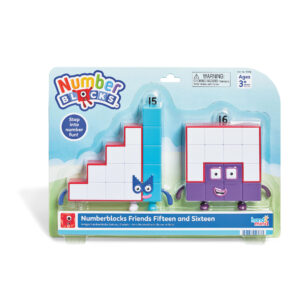 NUMBERBLOCKS FRIENDS FIFTEEN AND SIXTEEN FIGURE PACK - HAND 2 MIND - Image 1