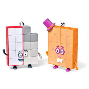NUMBERBLOCKS FRIENDS FRIENDS NINETEEN AND TWENTY FIGURE PACK  - HAND 2 MIND - Image 3