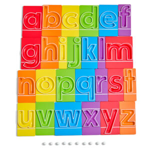 LOWERCASE LETTER MARBLE TRAYS - HAND 2 MIND - Image 2