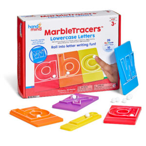 LOWERCASE LETTER MARBLE TRAYS  - HAND 2 MIND
