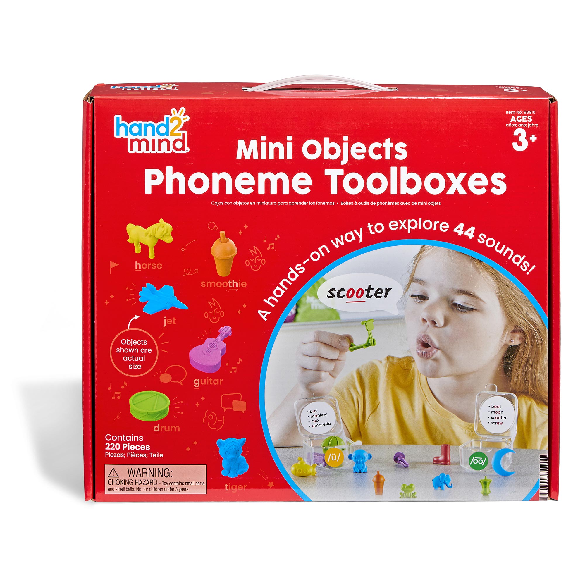 MINI OBJECTS PHONEME TOOLBOXES - HAND 2 MIND