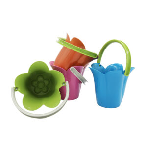 FLOWER BUCKET (4 ASST) - GOWI - Image 2