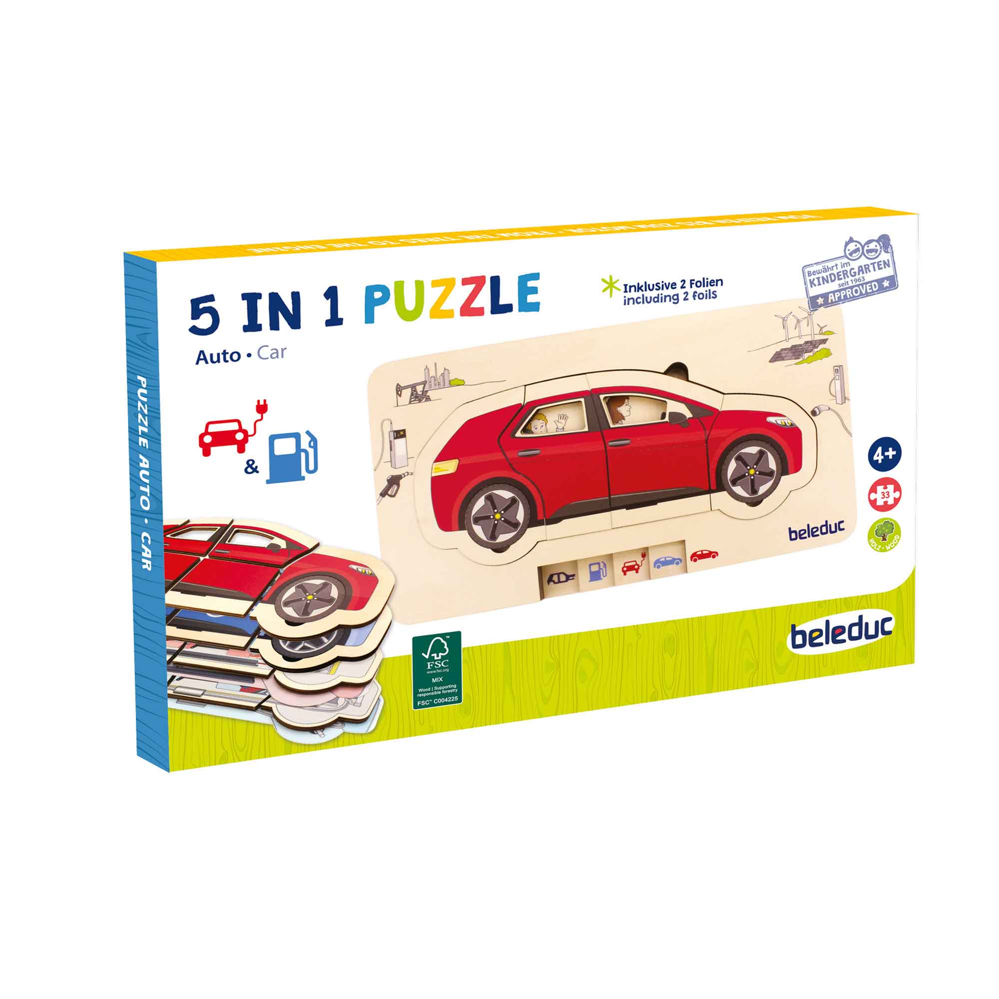 LAYER-PUZZLE "AUTO" - BELEDUC