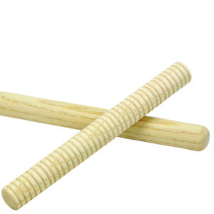 PRE-ORDER ONLY - WOODEN RHYTHM STICKS - 6 PAIRS - BELEDUC - Image 1