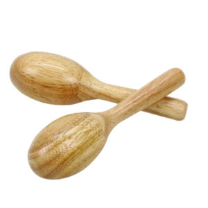 PRE-ORDER ONLY - WOODEN MARACAS - 6 PAIRS - BELEDUC
