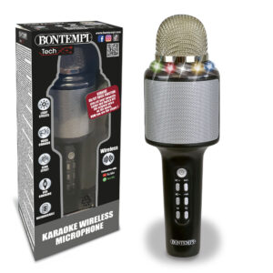 KARAOKE WIRELESS MICROPHONE W/LIGHT EFFECTS - BONTEMPI - Image 2