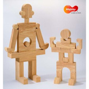 PRE-ORDER ONLY - KC2802: SOFTWOOD BLOCKS (4CM/152PCS) - WEPLAY - Image 4