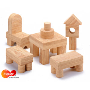 PRE-ORDER ONLY - KC2802: SOFTWOOD BLOCKS (4CM/152PCS) - WEPLAY - Image 7