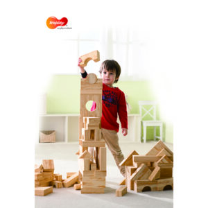 PRE-ORDER ONLY - KC2802: SOFTWOOD BLOCKS (4CM/152PCS) - WEPLAY - Image 2