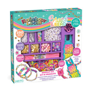 BRAID & BEAD KIT  - RAINBOW LOOM