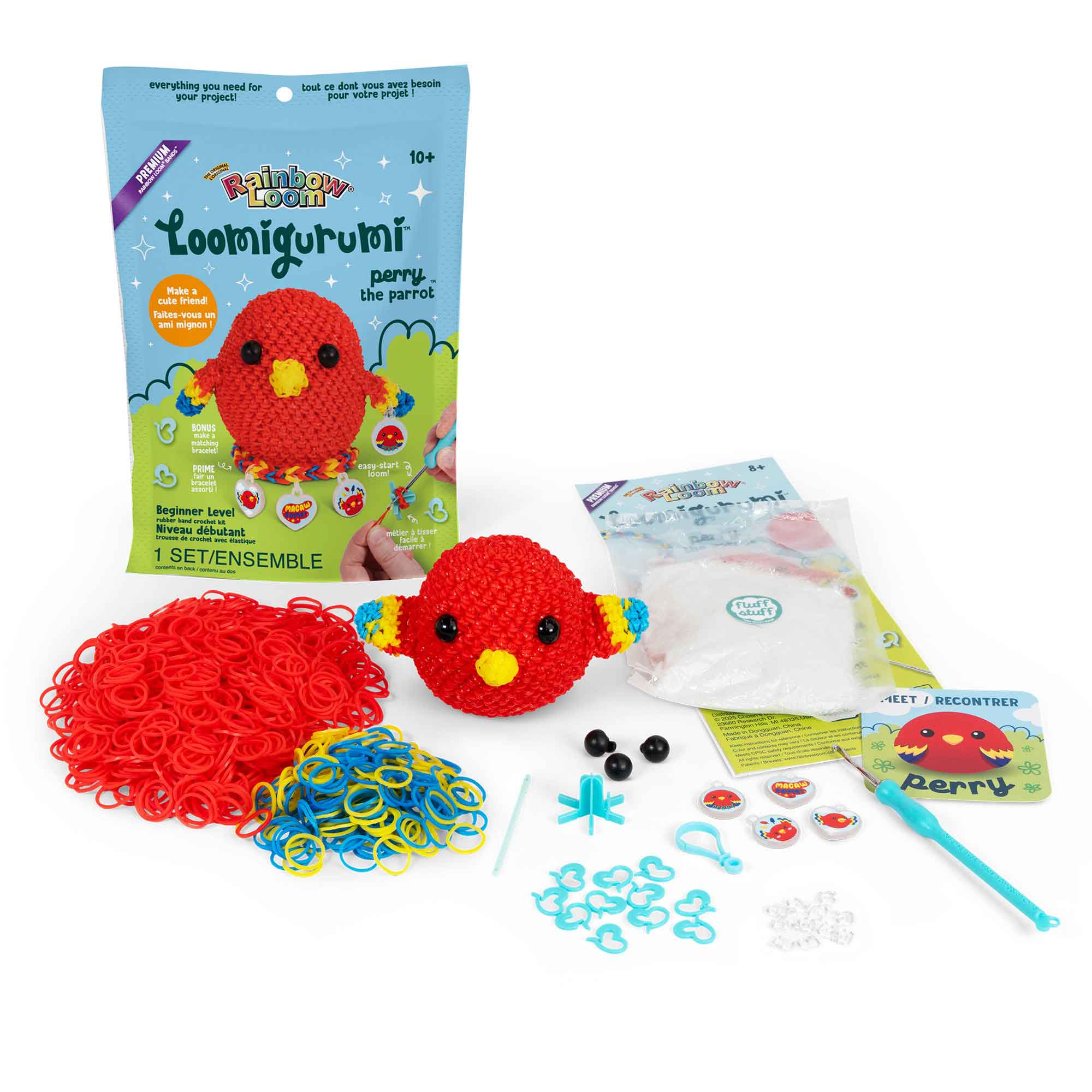 LOOMIGURUMI KIT - PERRY - RAINBOW LOOM