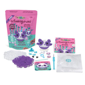 LIL LOOMIGURUMI - PURPLE PANDA - RAINBOW LOOM