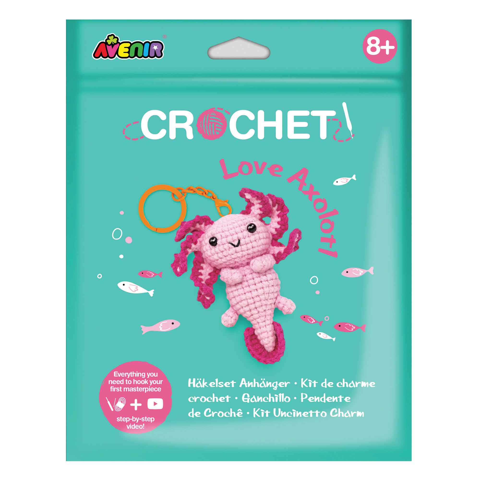 CROCHET LOVE AXOLOTL - AVENIR