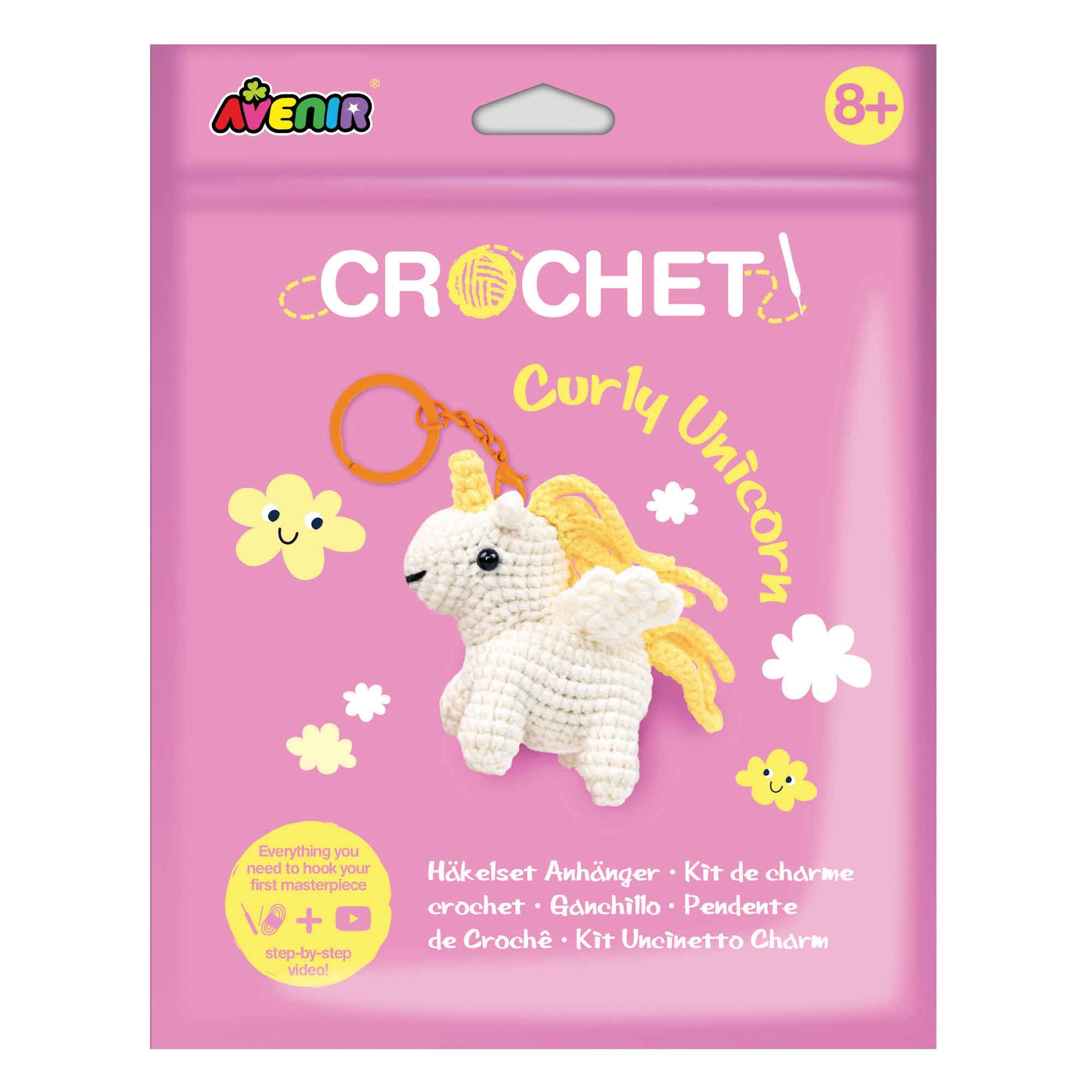 CROCHET CURLY UNICORN - AVENIR