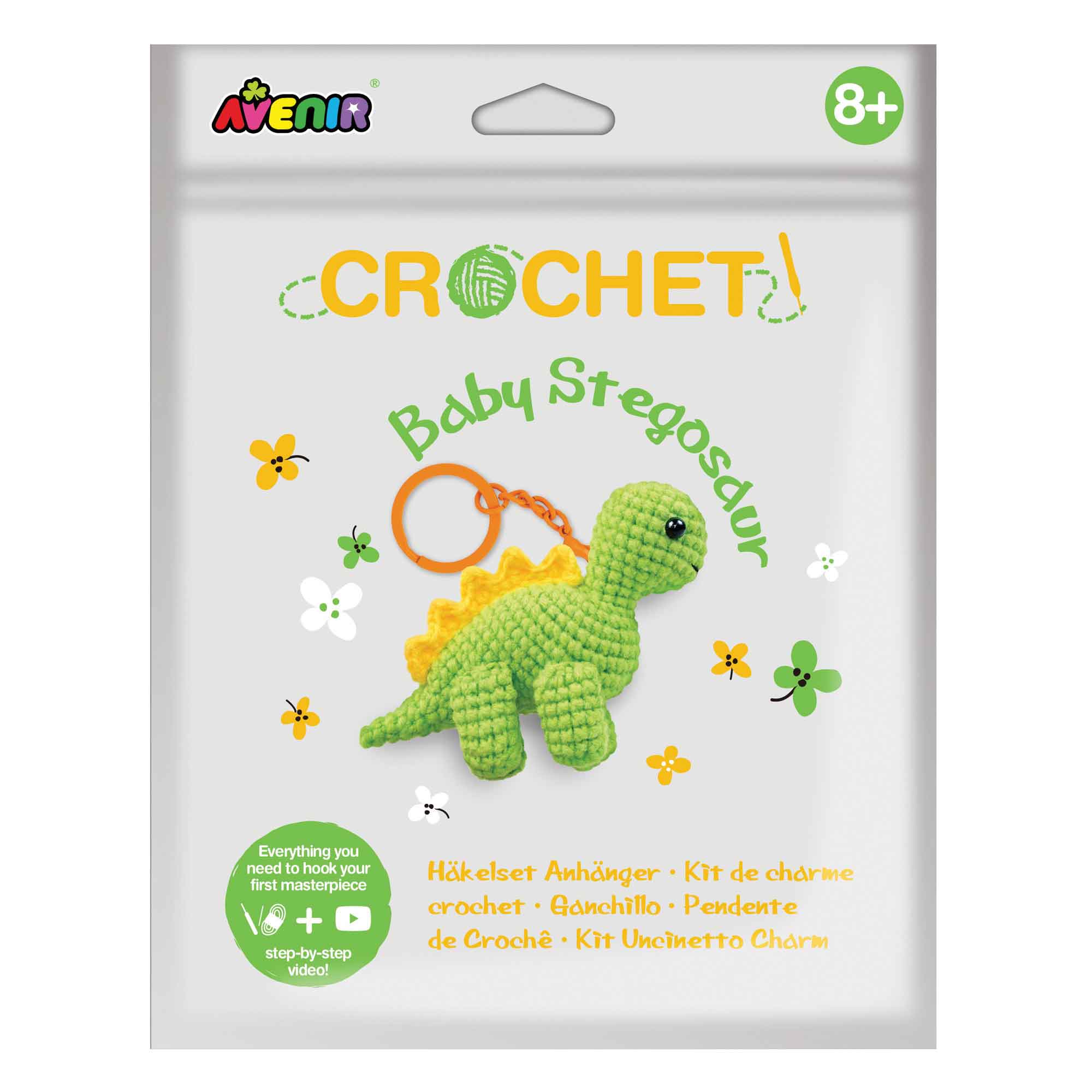 CROCHET BABY STEGOSAUR - AVENIR