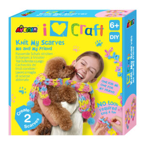 AVENIR I LOVE CRAFT-KNIT MY SCARVES ME & MY FRIEND - AVENIR