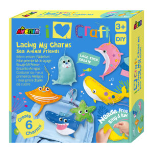 AVENIR I LOVE CRAFT-LACING MY CHARMS SEA ANIMAL FRIENDS - AVENIR