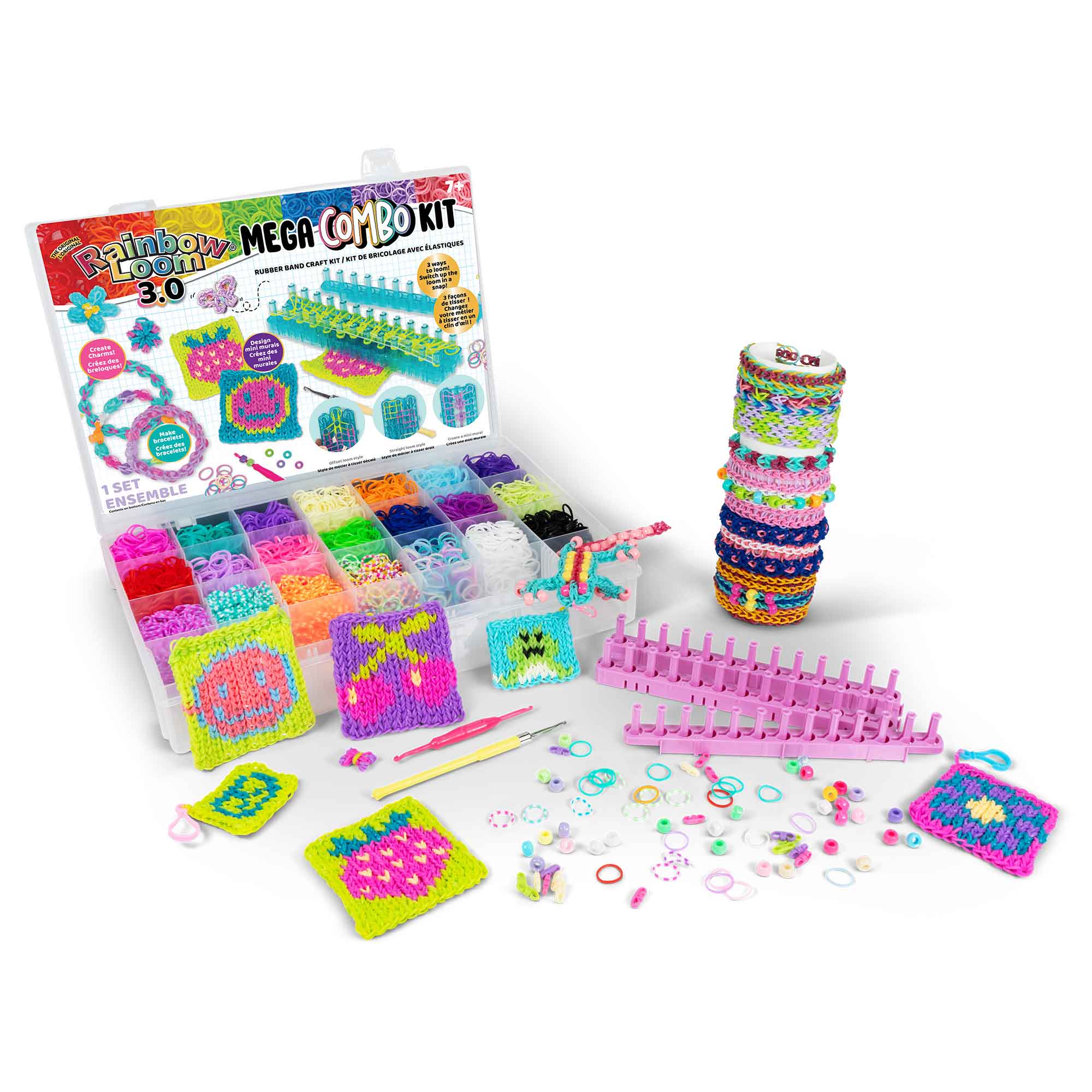 MEGA COMBO KIT - RAINBOW LOOM