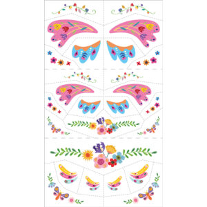 FANCY ME FACE STICKER & TATTOO (8PCS/DISPLAY-3ASST) - AVENIR - Image 2