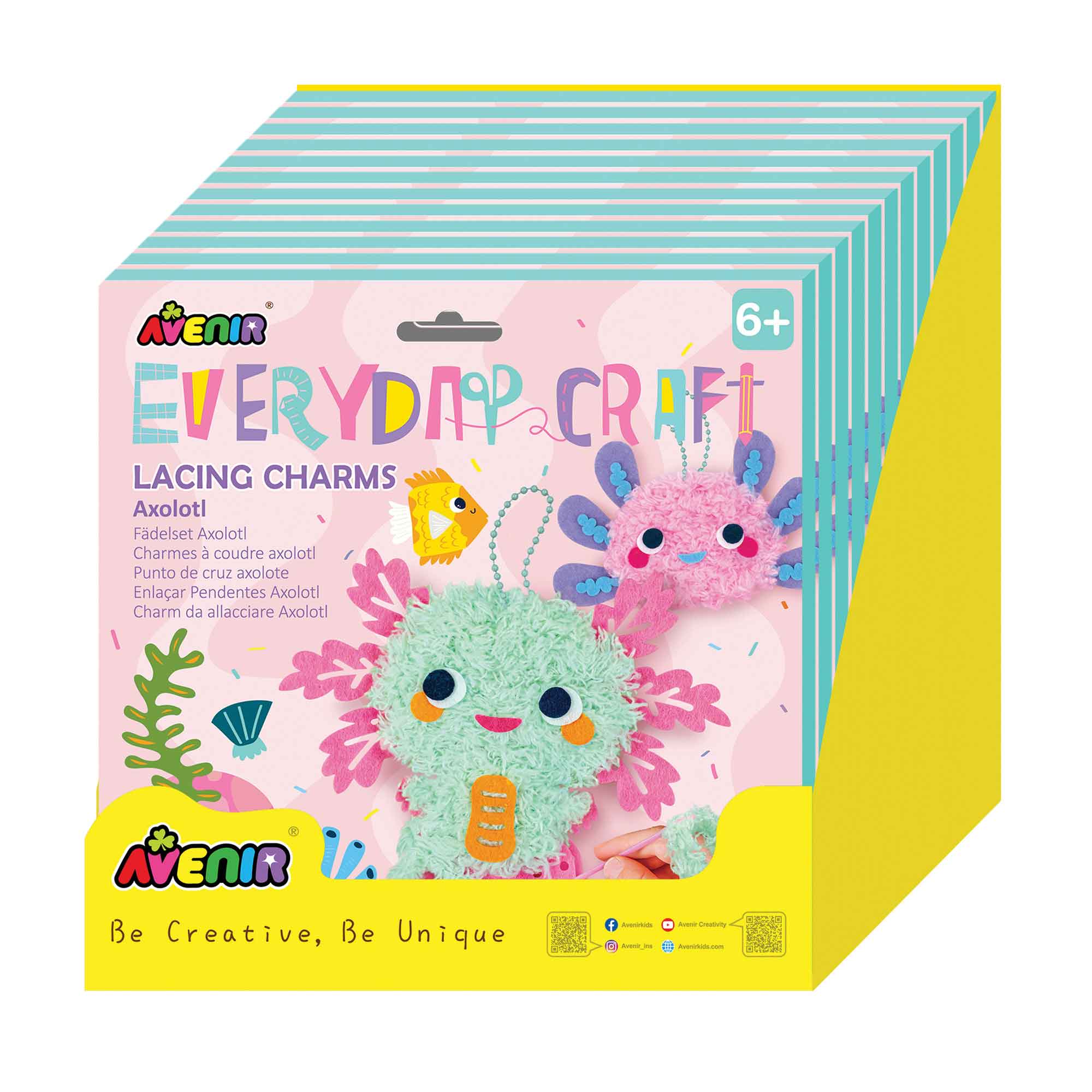 EVERYDAY CRAFT LACING CHARMS (12PCS/DISPLAY) - AVENIR