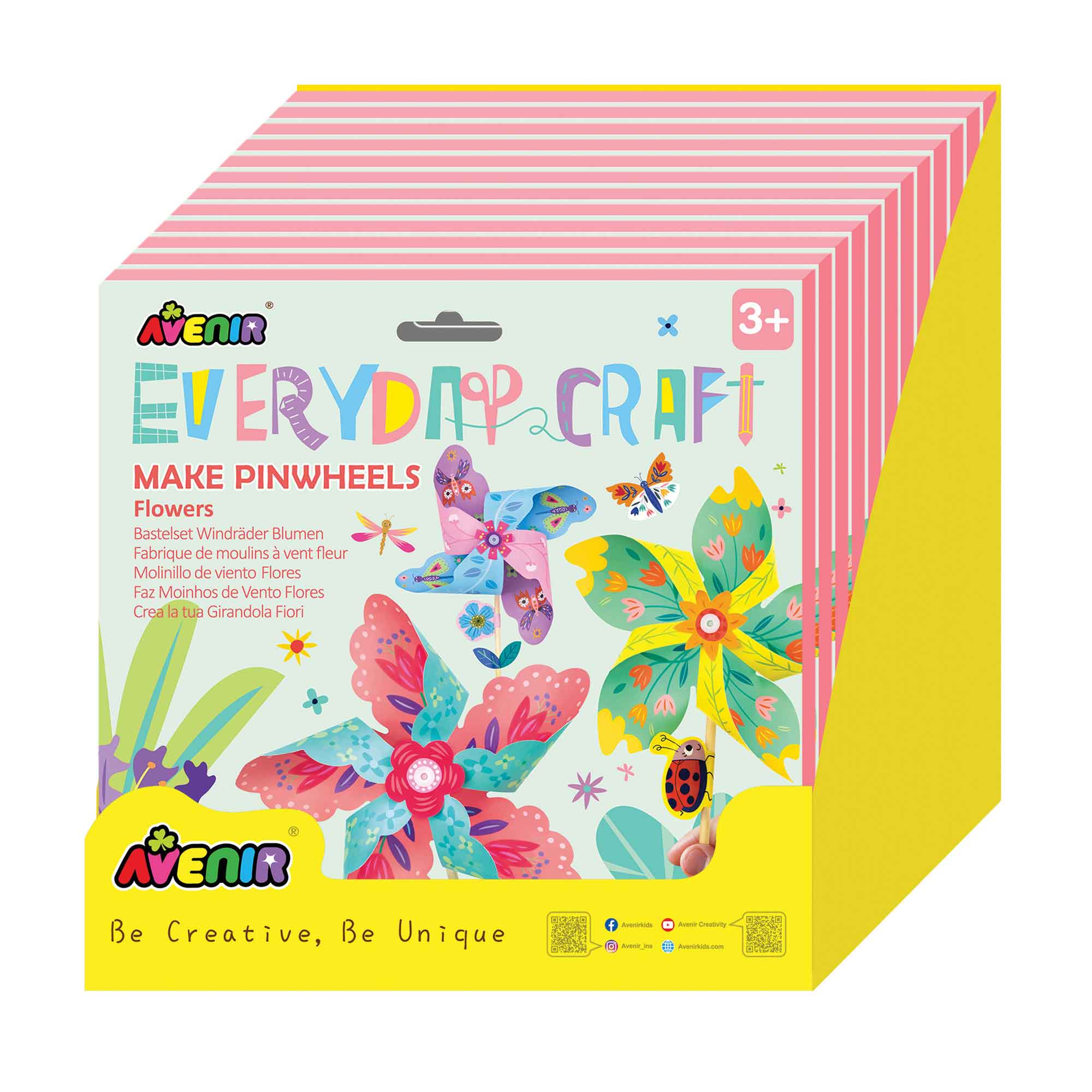 EVERYDAY CRAFT MAKE PINWHEELS (12PCS/DISPLAY) - AVENIR