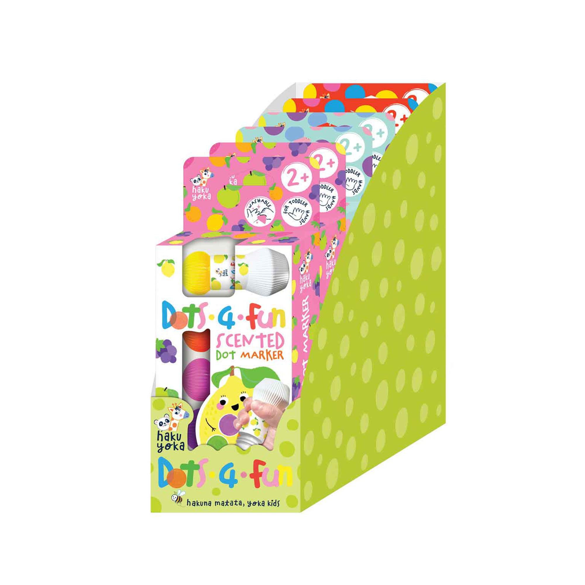 HAKUYOKA DOTS 4 FUN DOT MARKER (6PCS/DISPLAY) - AVENIR