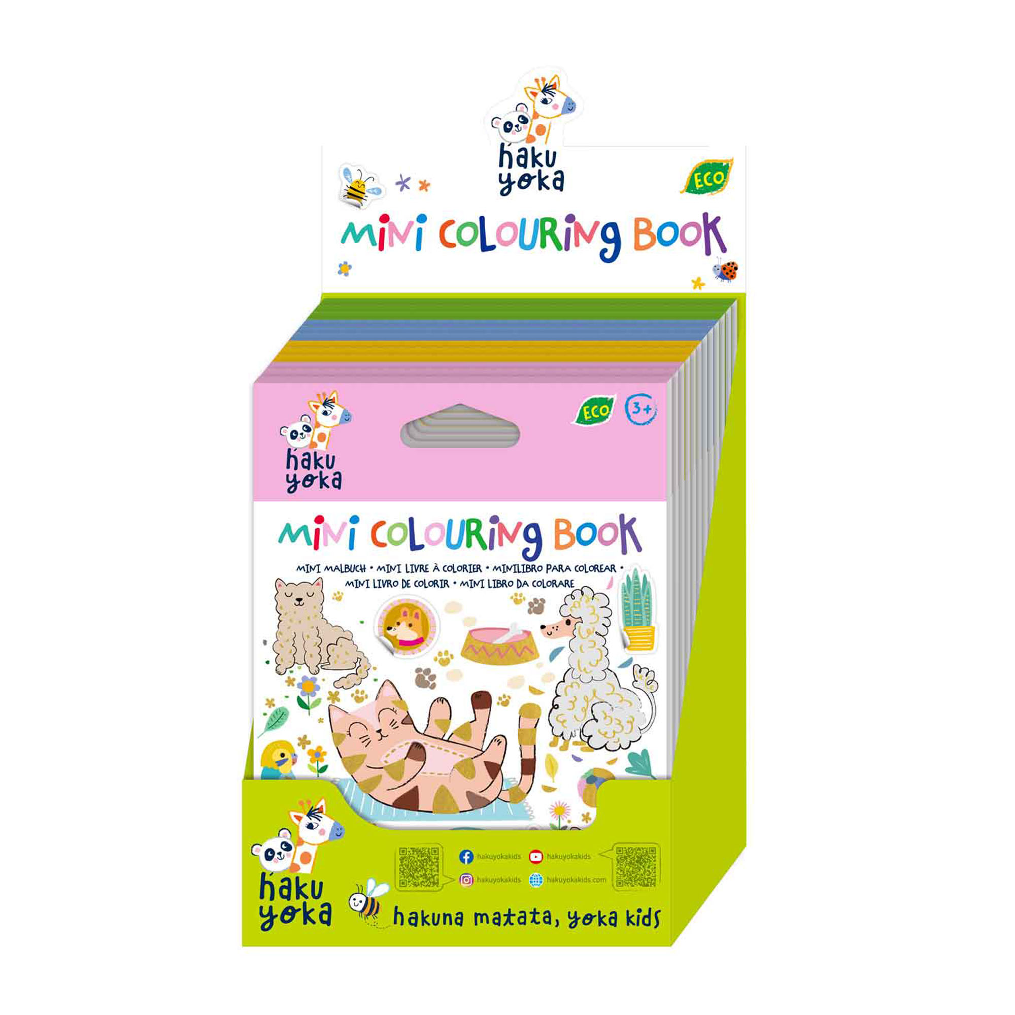 MINI COLOURING BOOK (12PCS/DISPLAY-4 STYLES) - AVENIR
