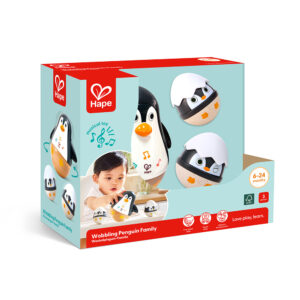 WOBBLING PENGUIN FAMILY - HAPE
